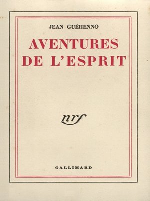 cover image of Aventures de l'esprit